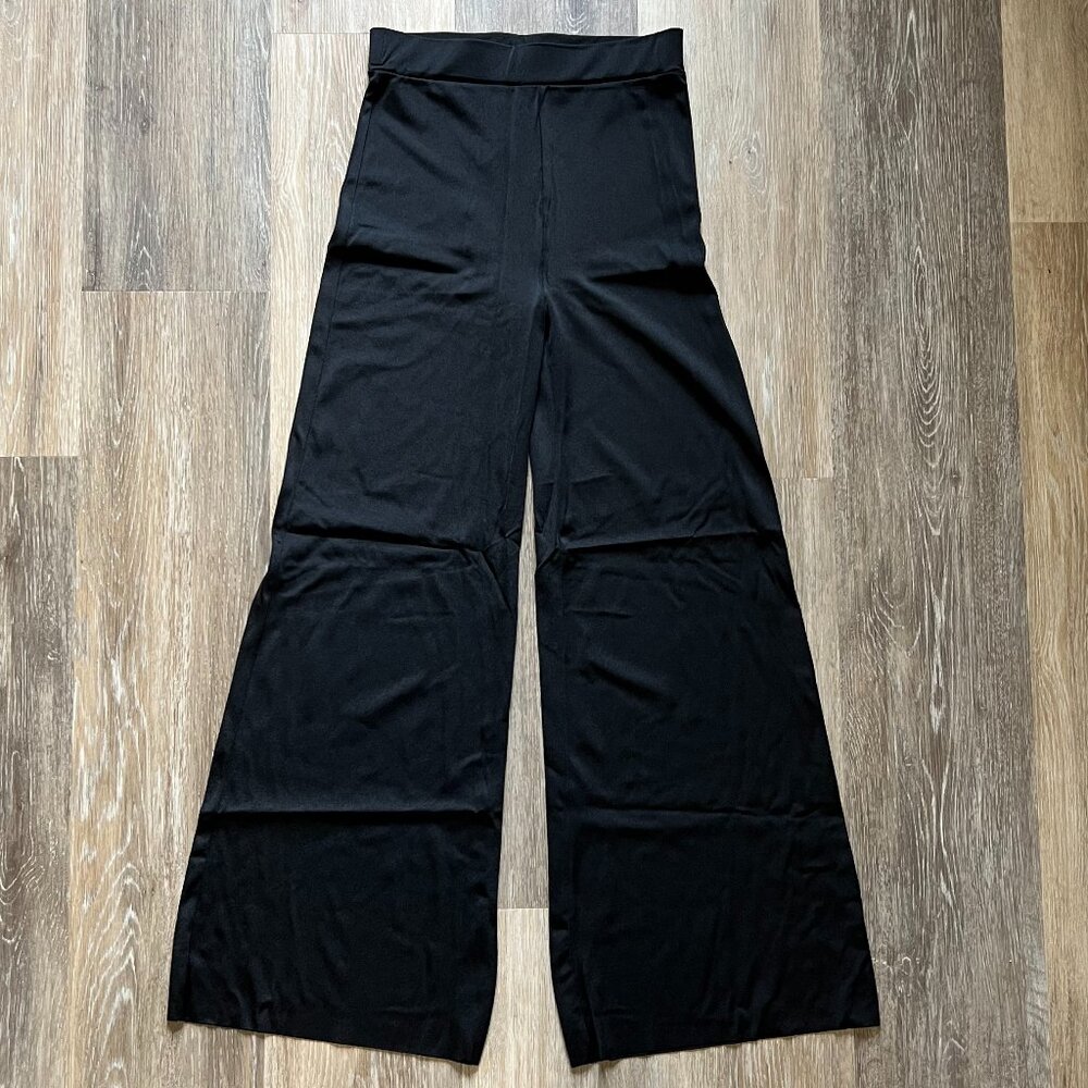 Weissman CL Black Wide-Leg High Waisted Flowy Dance Pants